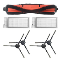 M04K 7Pcs For Roidmi EVE Plus Robot Vacuum Cleaner Main Brush HEPA Filter Side Brush Replacement Accessories Parts