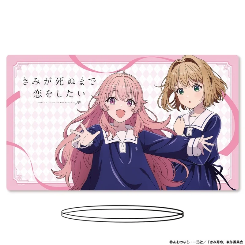 GL I Want to Love You Till Your Dying Day Sheena Totsuki Mimi Kagari Rectangle Acrylic Stand Model Plate Keychains Desk Decor