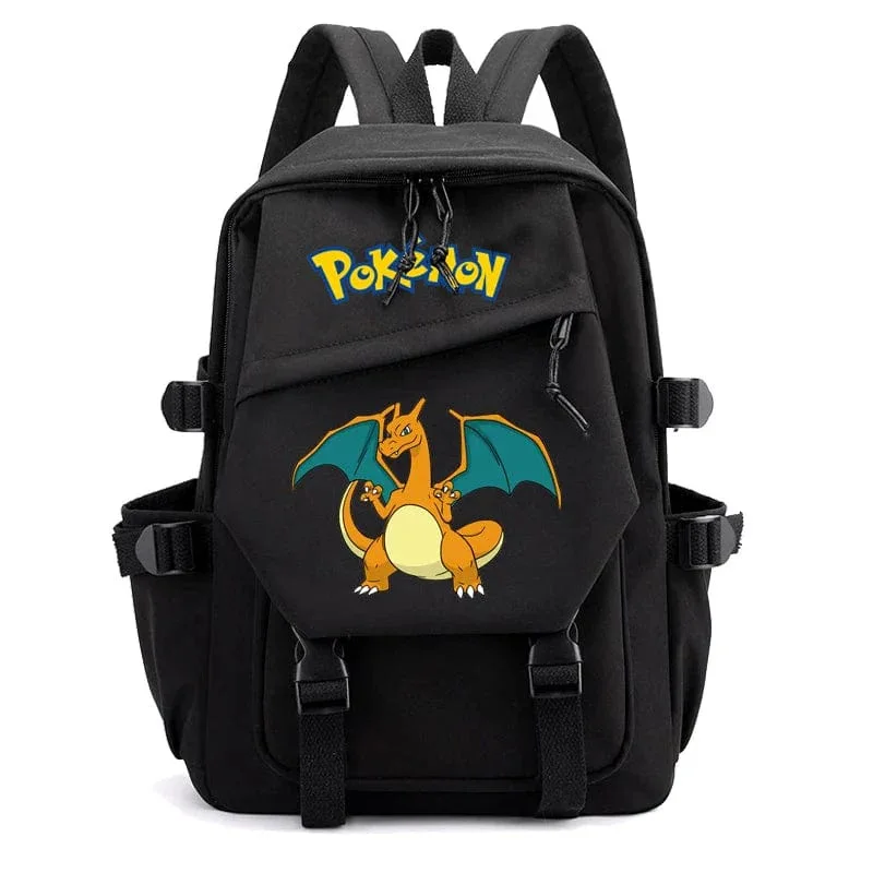 

Hot Cartoon Creative Cute Pikachu Schoolbag Boy Pupil Backpack Schoolbag New Lightweight Backpack Learning Decoration Supplies