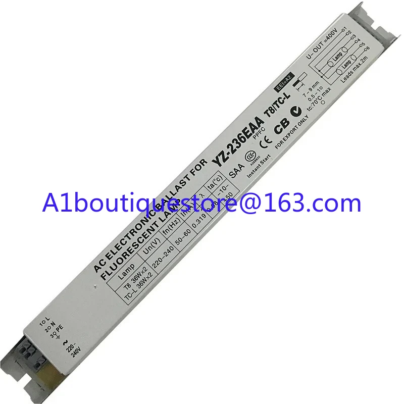 3AAA YZ-236EAA T8 TC-L 220-240V 2x36W 2x40W L290D Neon Lamp / Fluorescent Lamp Electronic Ballast