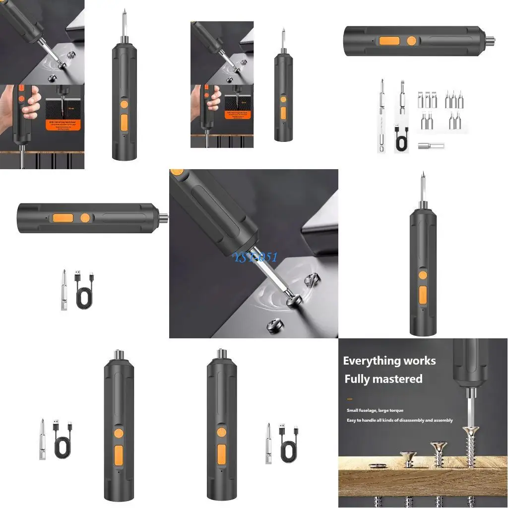 

E15A Portable Electric Screwdriver Perfect for Tight Spaces and Easy Appliance Repairs