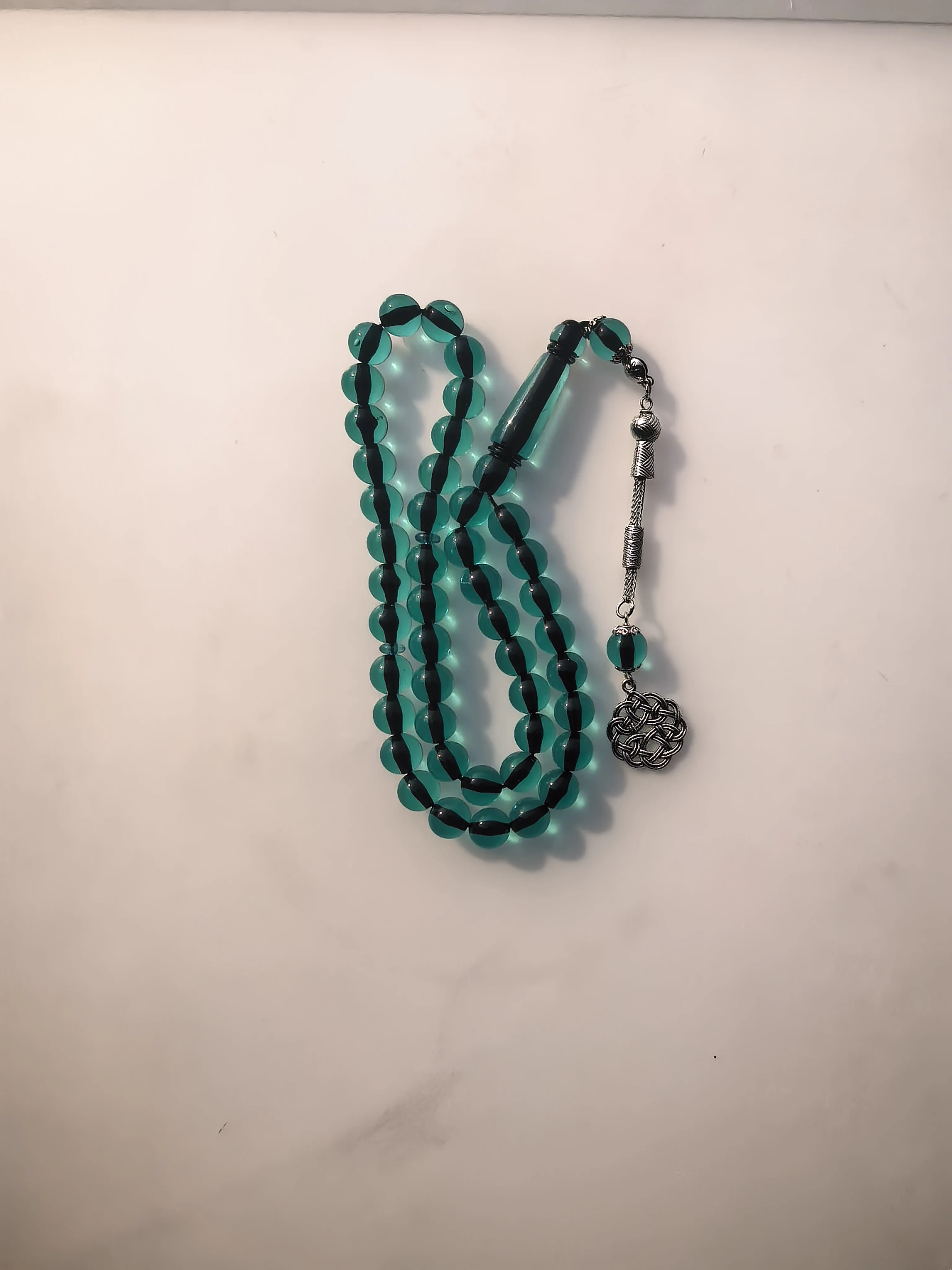 Wholesale resin amber color Muslim amber rosary prayer beads tesbih for women as gift