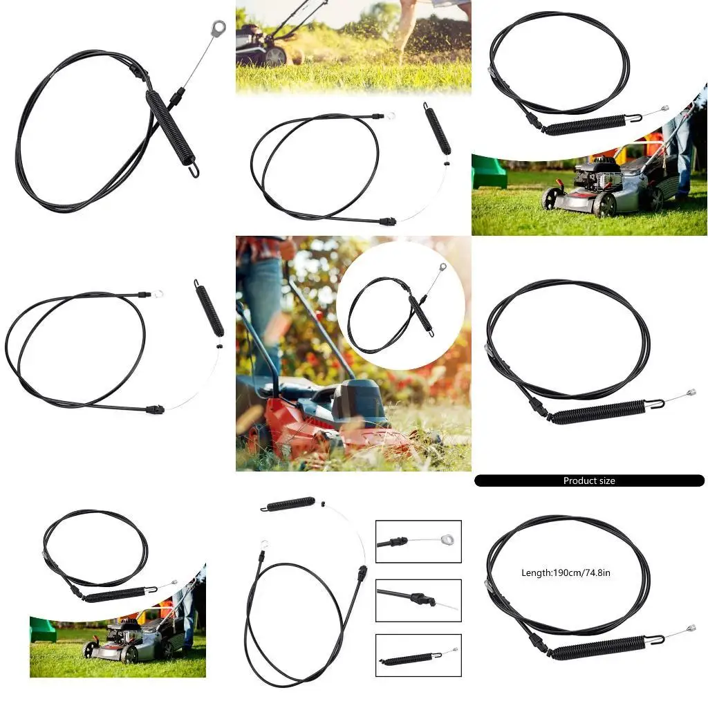 

652F Кабельный тормозный тормозный кабель для лезвий для Timemaster 30in Lawn Mowers 190 см.