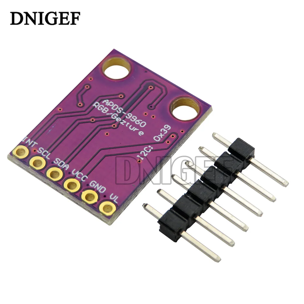10 PCS APDS-9960 GY-9960-3.3 Sensor de Gesto Detecção RGB e Gesto APDS9960Module Detecção de Proximidade e Gesto Sem Contato