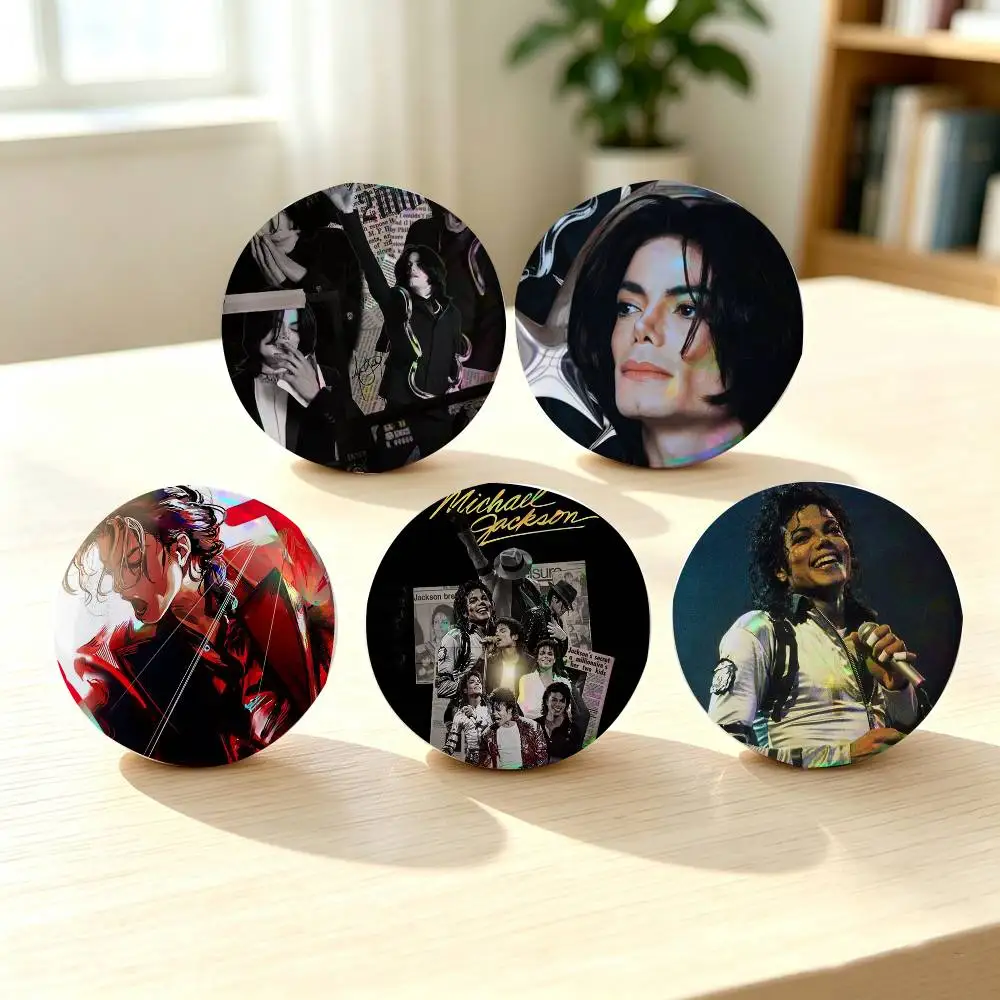 Music Legend Michael J-Jackson  Badges Creative Tinplate Button PinsBrooch Badge Clothes Backpack