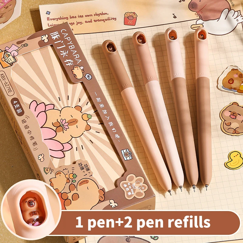 Creatieve Peek-a-boo Rotary Relief Neutrale Pen Leuke Student Twist Hover Pen Sneldrogende Schrijven Gladde Pennen