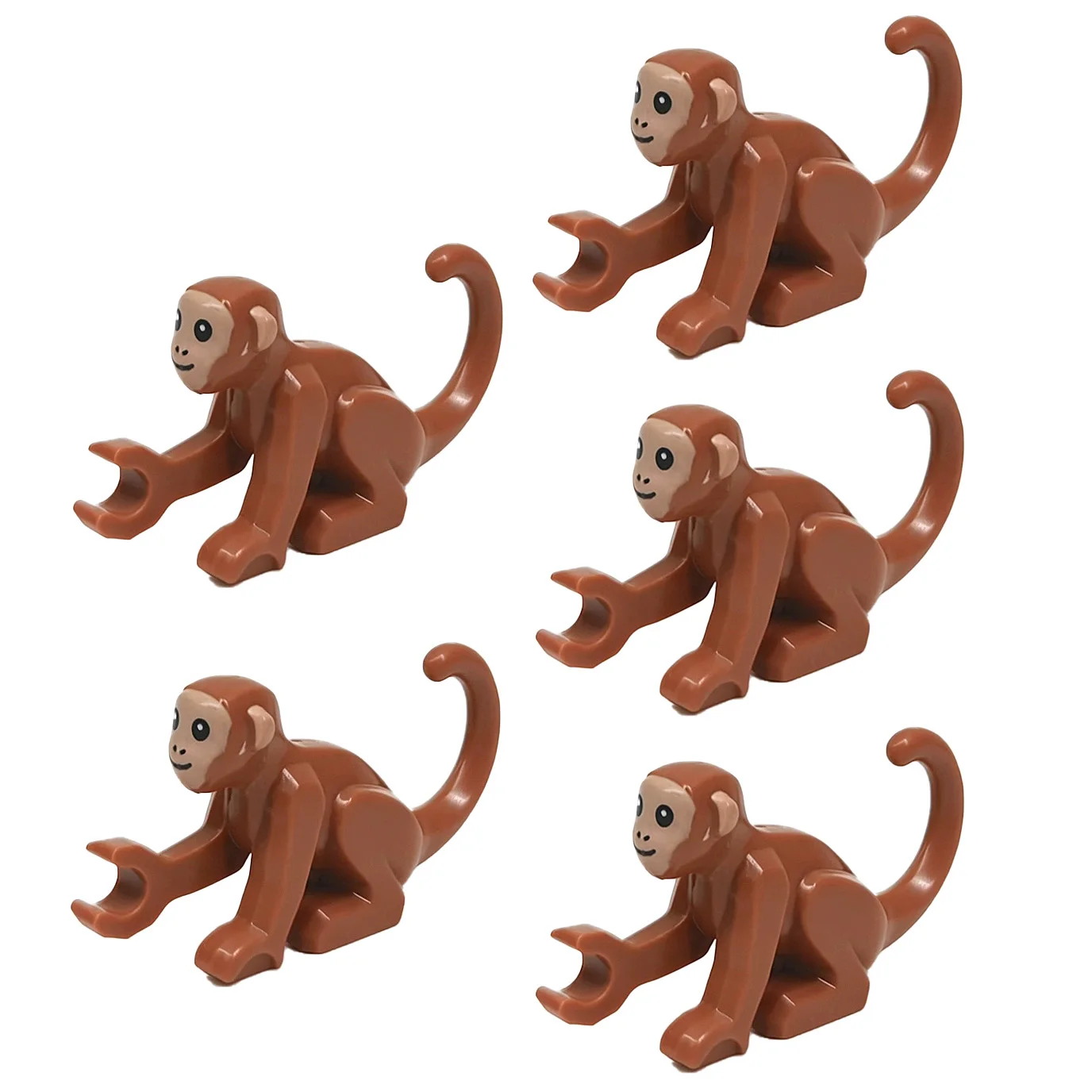 MOC Meerestiere Bausteine Meereszene Hai Oktopus Mantarochen Clownfisch Wal Krabbe Schildkröte Bausteine Spielzeug Kindergeschenk