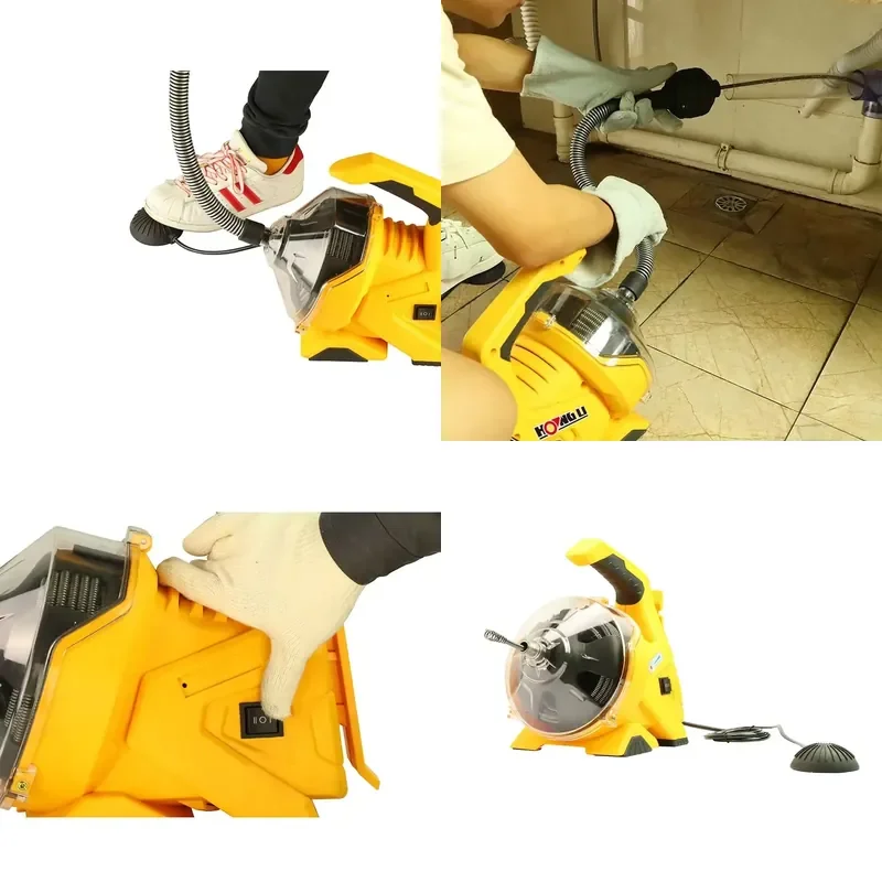 Brand For Sewer Drain Cleaning Machine Electric Pipe Auger Cleaner RIDGID PowerClear AT50