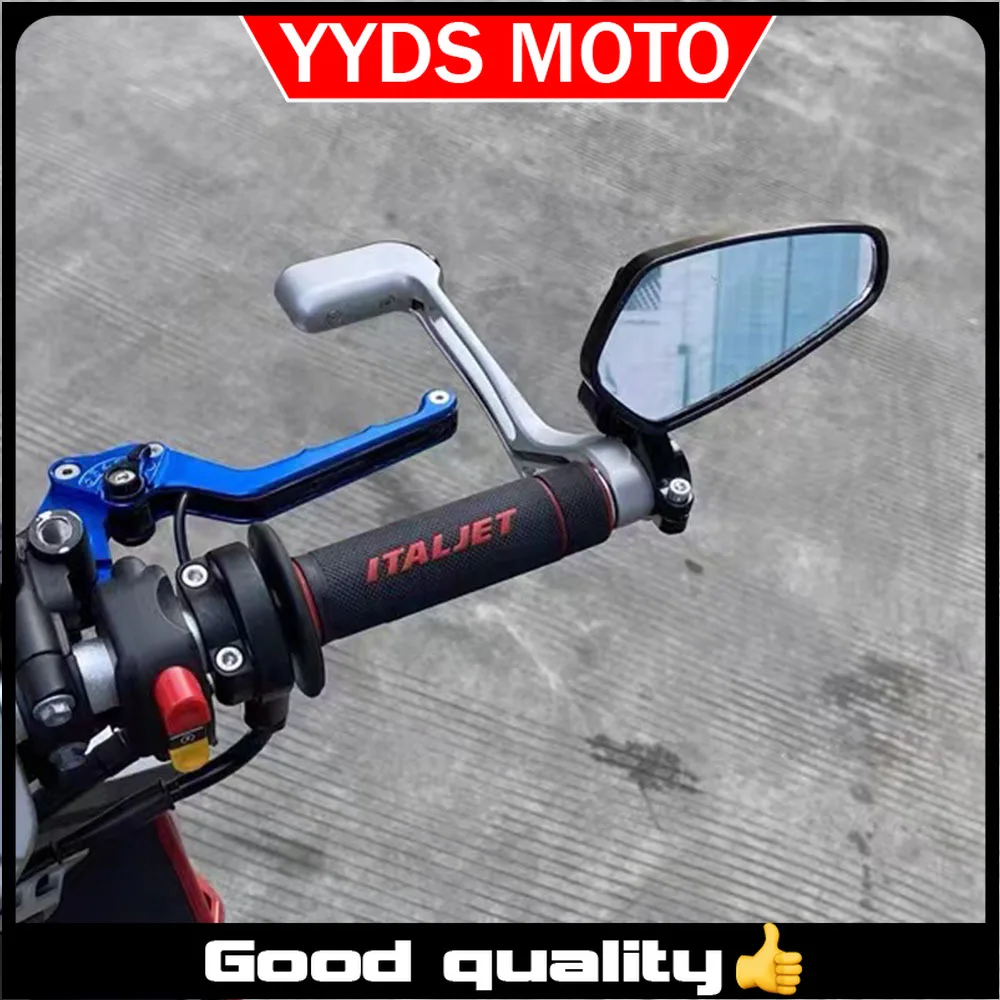 For Italjet Dragster Rear View Mirror Rear Mirror Aluminum Alloy Adjustable Mirror Fit Italjet Dragster 200 / 250i / 125 / 400