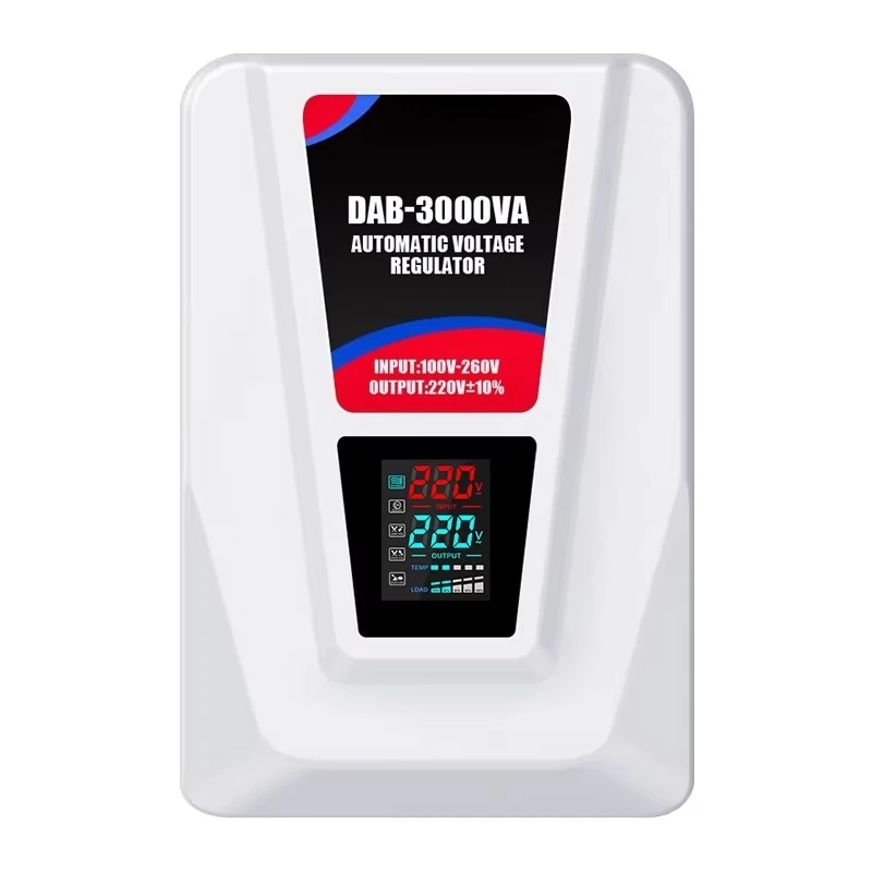 Voltage Stabilizer 2000VA 3000VA Automatic Voltage Regulator Relay Type 220V for Home Appliances Protector