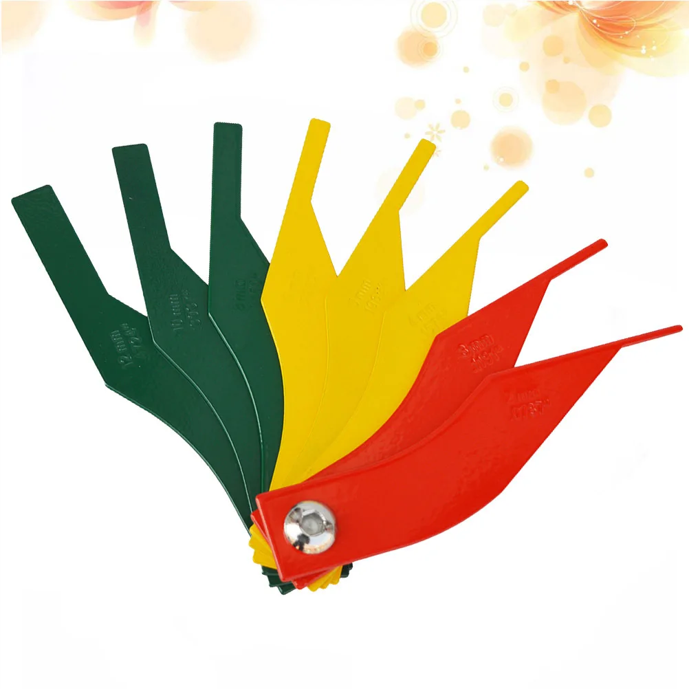 

Brake Pad Gauge Measuring Instrument Easy to Watch Long Lasting Metal Material Perfect for Home Car Repairs Brake Pad Gauge