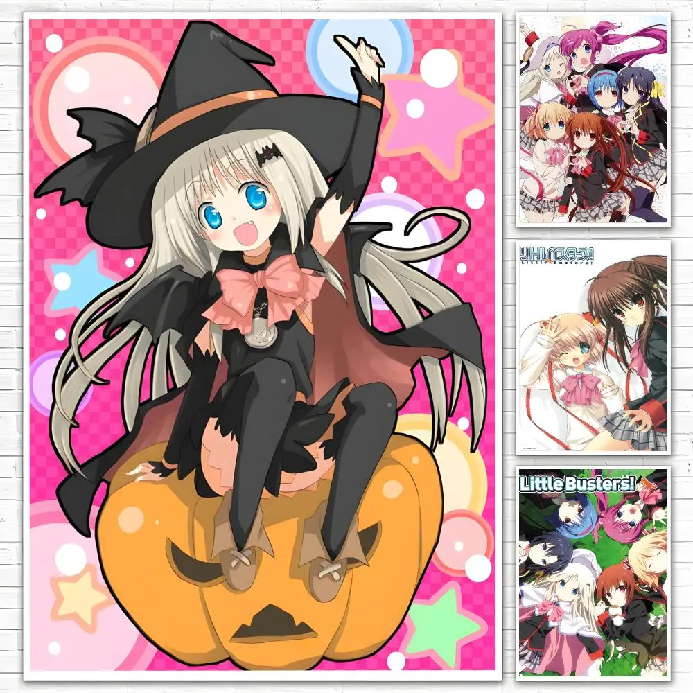 L-Little Busters! Poster Poster All-match HD Waterproof Self-Adhesive Wall Art Sticker For Home Bedroom