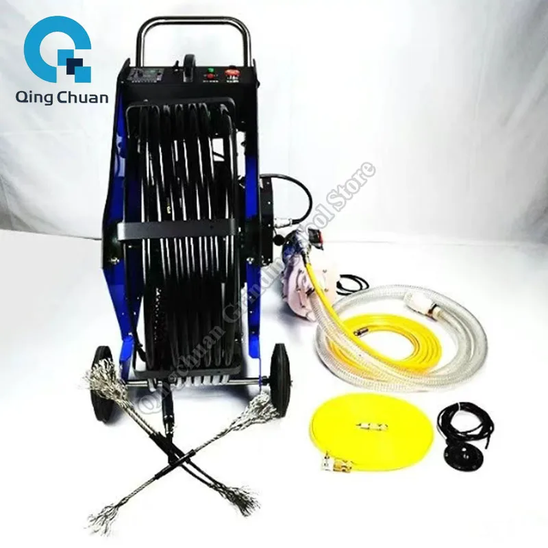 Машина для очистки масляных воздуховодов Коммерческий отель Промышленное тяжелое загрязнение масла Износостойкое чистящее оборудование от морщин