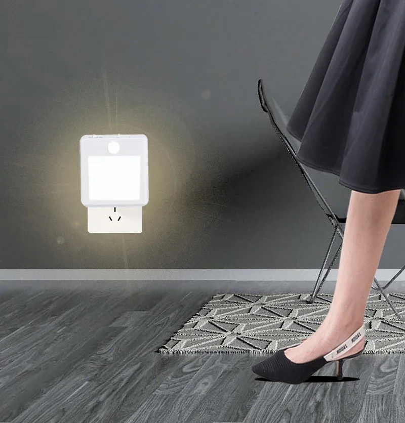 Motion Sensor LED EU/US Plug Lamps Children'S Light Wireless Night Lamp For Bedside Table Bedroom Nigh_maomaolike.com