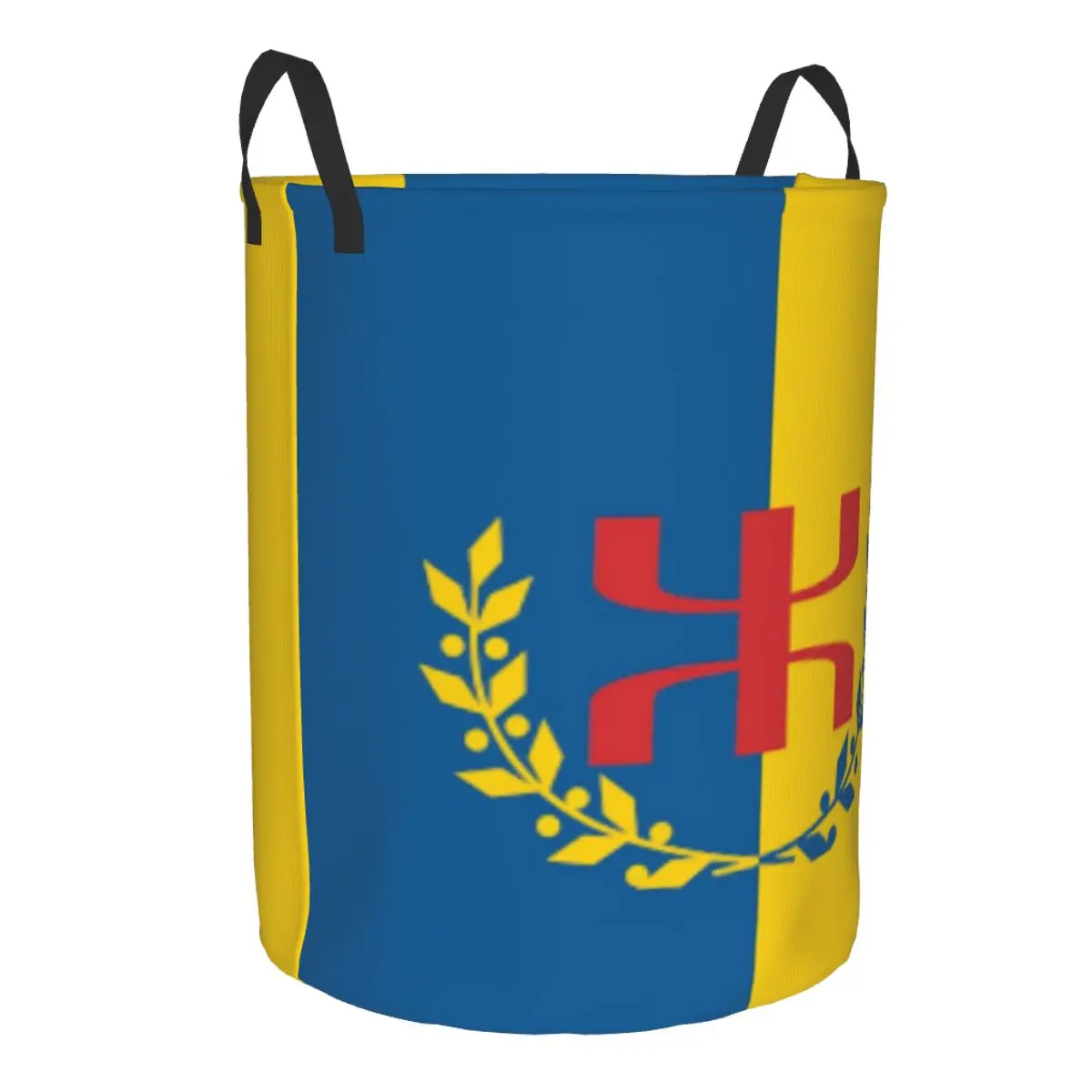 Kabyle Amazigh Flag Laundry Hamper Large Clothes Storage Basket Berber Proud Toys Bin Organizer for Boy Girl