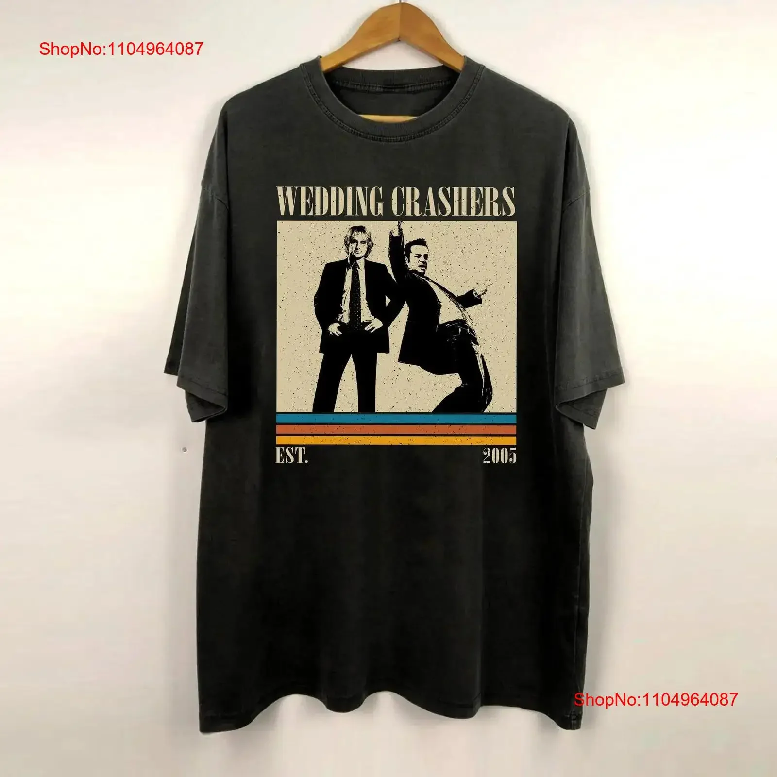 

Wedding Crashers T Shirt Movie Retro Vintage Classic s for him Christmas vintage Washed Casual Breathable Stylish Soft fashion