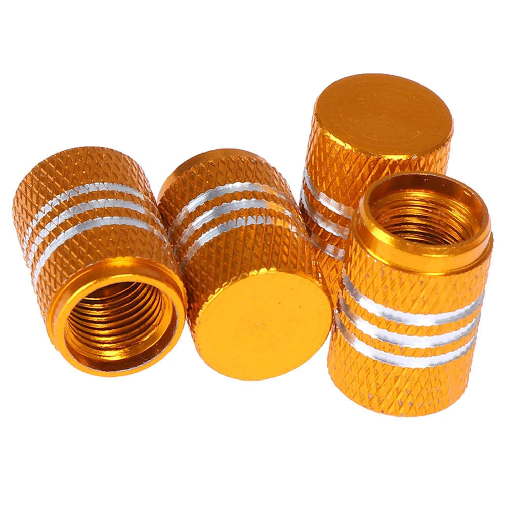 

4Pcs Universal Dust Cover Bicycle Accessories Dust Valve Caps Schrader Valve Caps Valve Caps Car Accessories Tire Valve Stem
