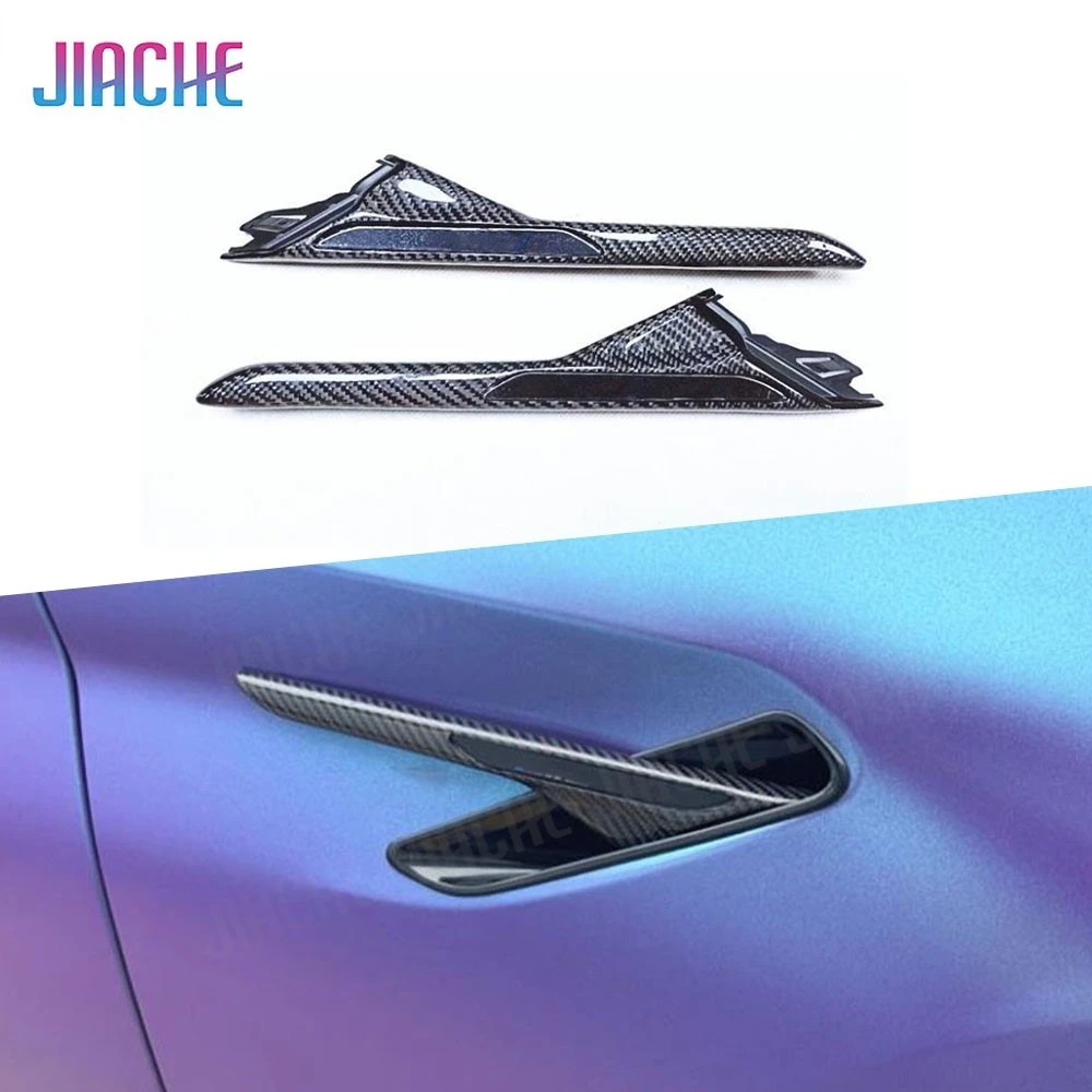 

Dry Carbon Fiber For BMW 5 Series G30 G38 F90 M5 2018+ Car Side Fender Splitter Trims Coolest Modify Parts FRP Hot Sale