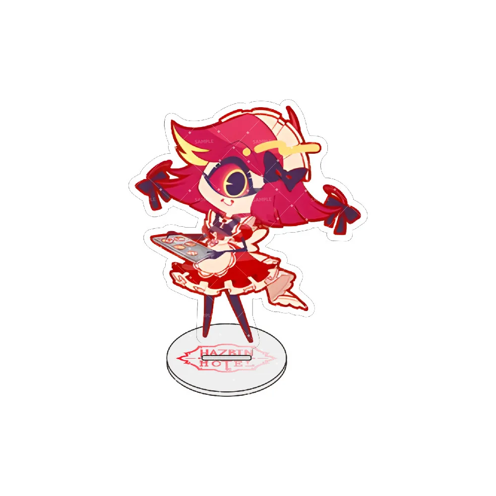 Hazbin Hotel Anime Figur Acryl Stand Alastor Charlie Morningstar Vaggie Engel Staubschale Niffty Spiel Fans Geschenk Ornamente – Detail 6