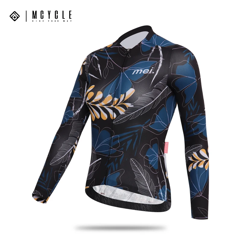 Mcycle Wholesale Cycling Clothing Comfortable Recycled Bicycle Jersey Bike Shirt Custom Long Sleeve Cycling Jerseys Women