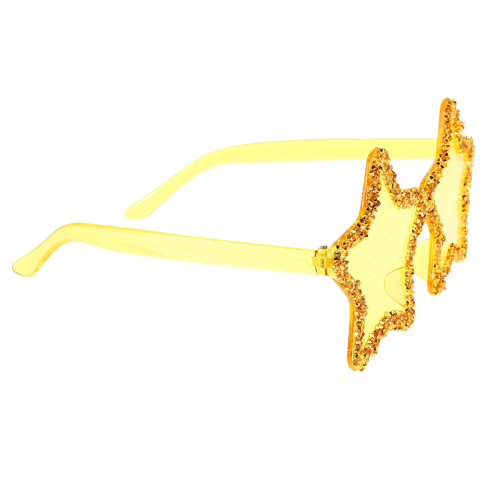 

Star Shaped Sunglasses Rhinestone Five-Pointed Design Party Birthday Disco Halloween Sunglasses Birthday Glasses