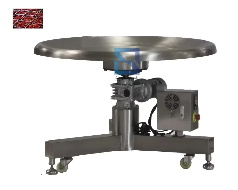 Rotary Accumulating Table for Efficient Food Processing Lines Packaging Systems Strong Collecting Sorting Capabilities