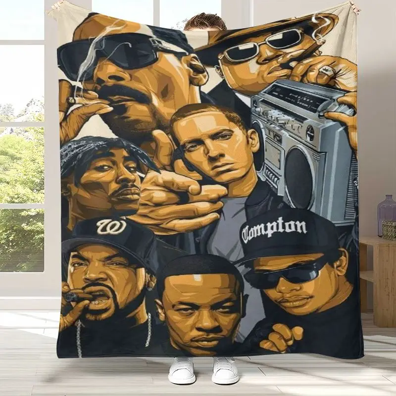 Rap God Slim Shady Eminem Hiphop Soft Flannel Throw Blanket,Cozy Warm Blanket for Bed,Sofa,Living Room,Picnic,Camping,Home Decor