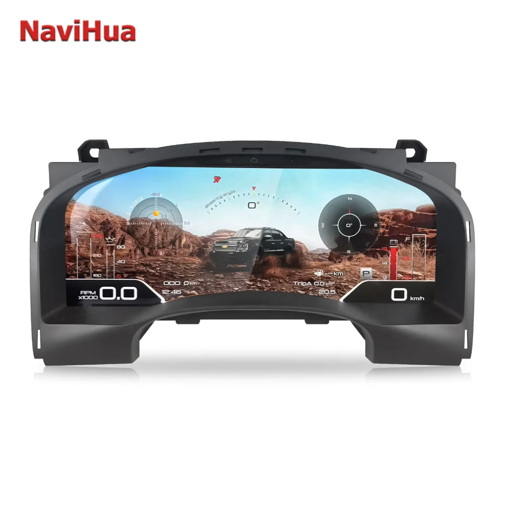 

Navihua Virtual Cockpit Dashboard Panel Multimedia Player Speedometer Gauge LINUX For GMC Yukon Chevrolet Tahoe 2007 2013