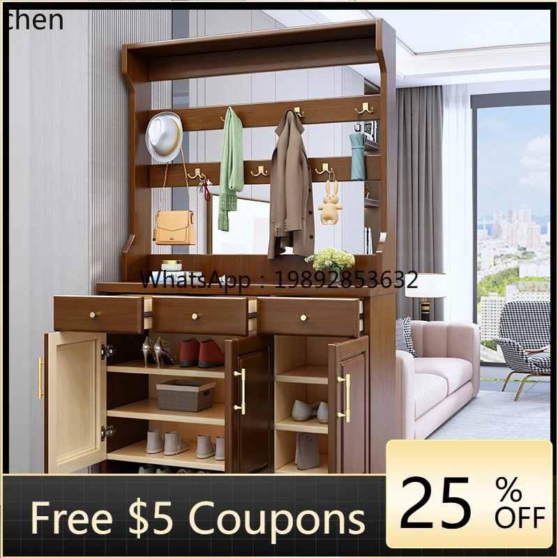 

home with hanger entrance combination integrated living room home door can be hung multi-functional foyer