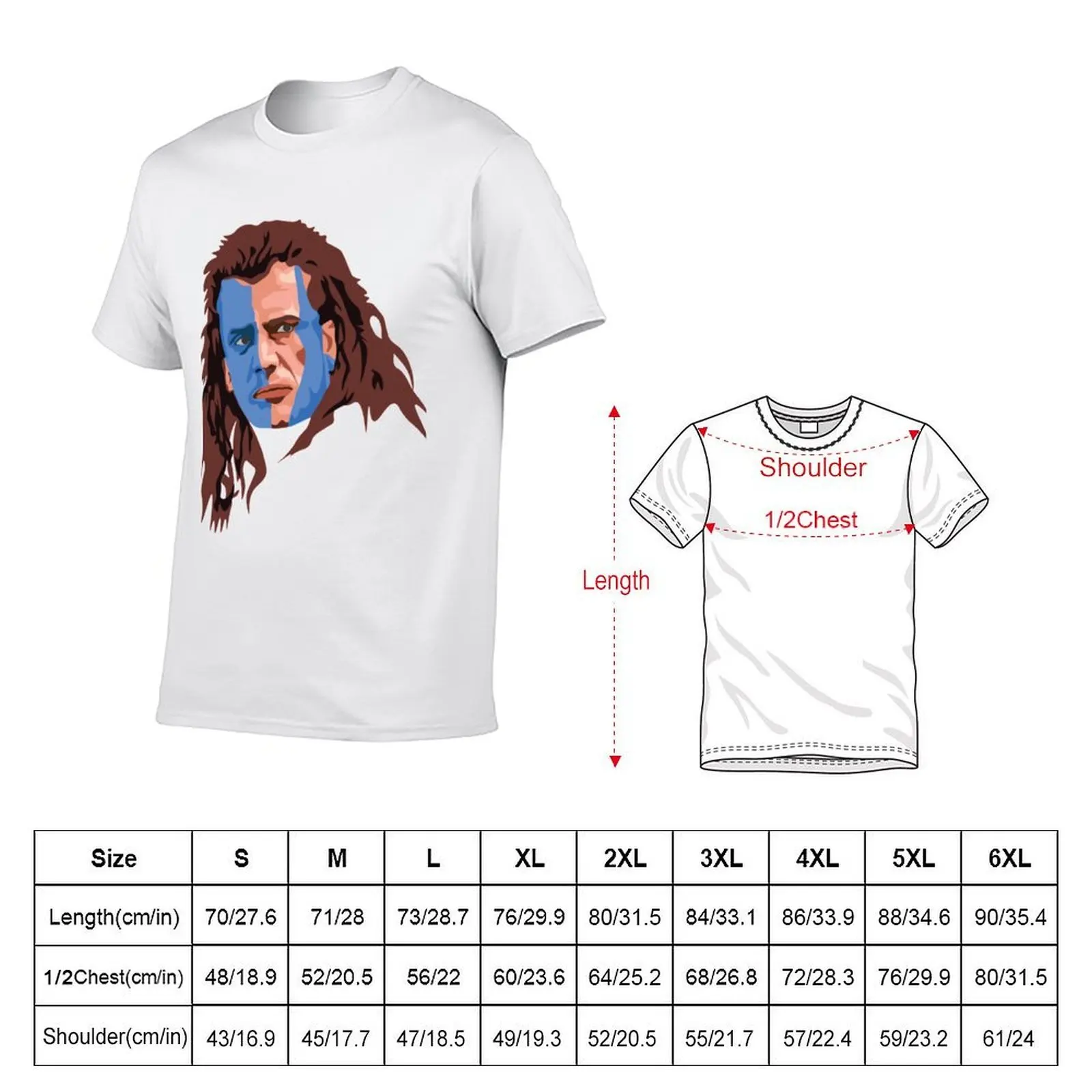 Braveheart Braveheart T-Shirt man t shirt heavy cotton man t shirt luxury T-Shirt