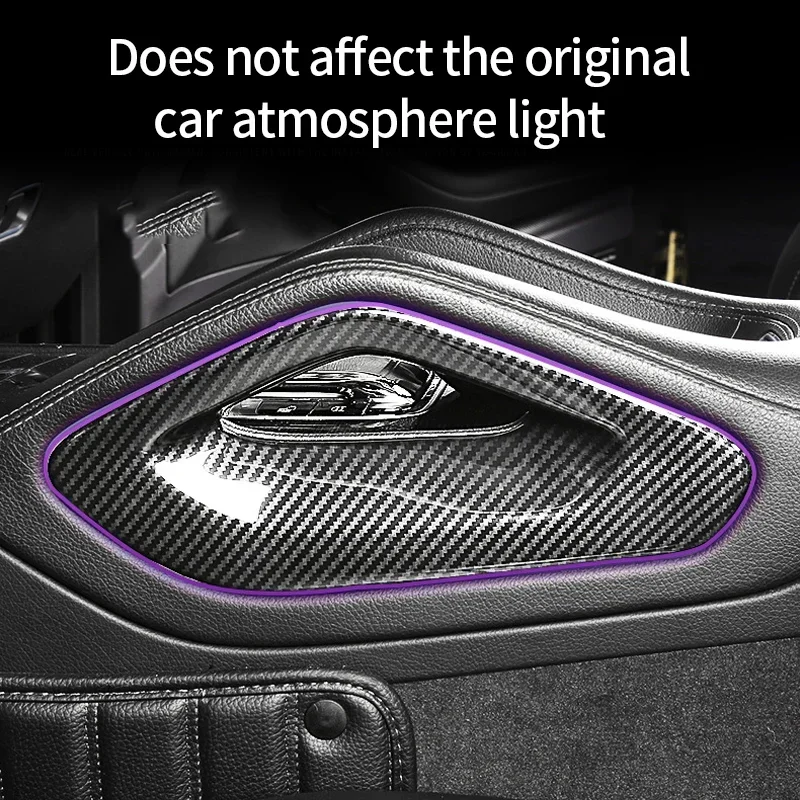 Center Console Armrest Side Protective Cover Trim For Mercedes GLE W167 C167 Gle Carbon Gls X167 Gle 350amg 400d Amg Accessories - Image 5