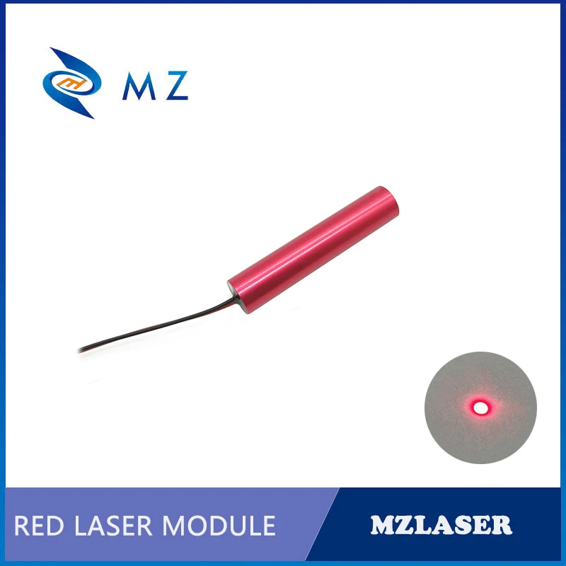 Imagem -05 - Laser Redondo Vermelho do Ponto Lente de Vidro Categoria Industrial Compacto D10 mm 650nm 1mw 5mw 10mw Venda Quente