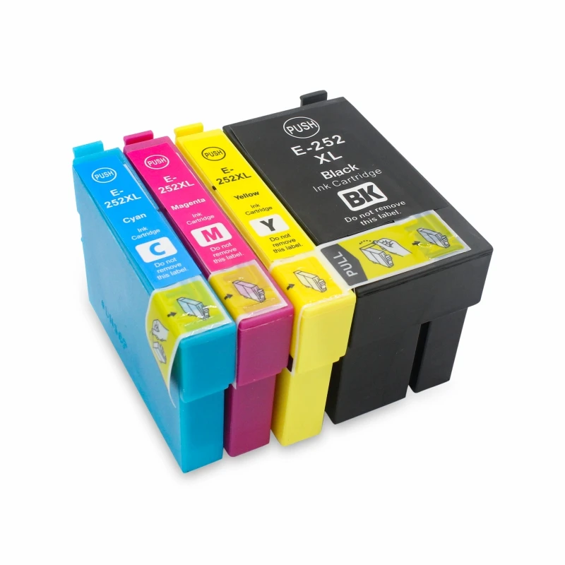 T252XL 252XL 252 XL E-252XL Ink Cartridge Compatible for Epson WorkForce WF-3620 3640 7110 7210 7610 7620 7710 7720 Printer