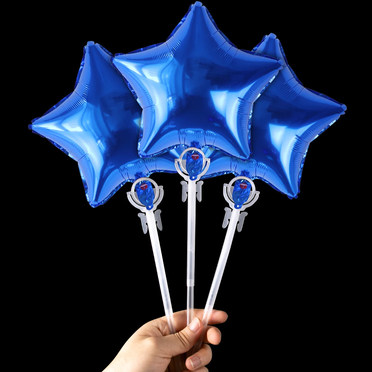 20/40pcs Mini Plastic Balloon Holder Stick Balloon Stick Cup Wedding Birthday Party Balloon Decor Baby Shower Ballon Accessories