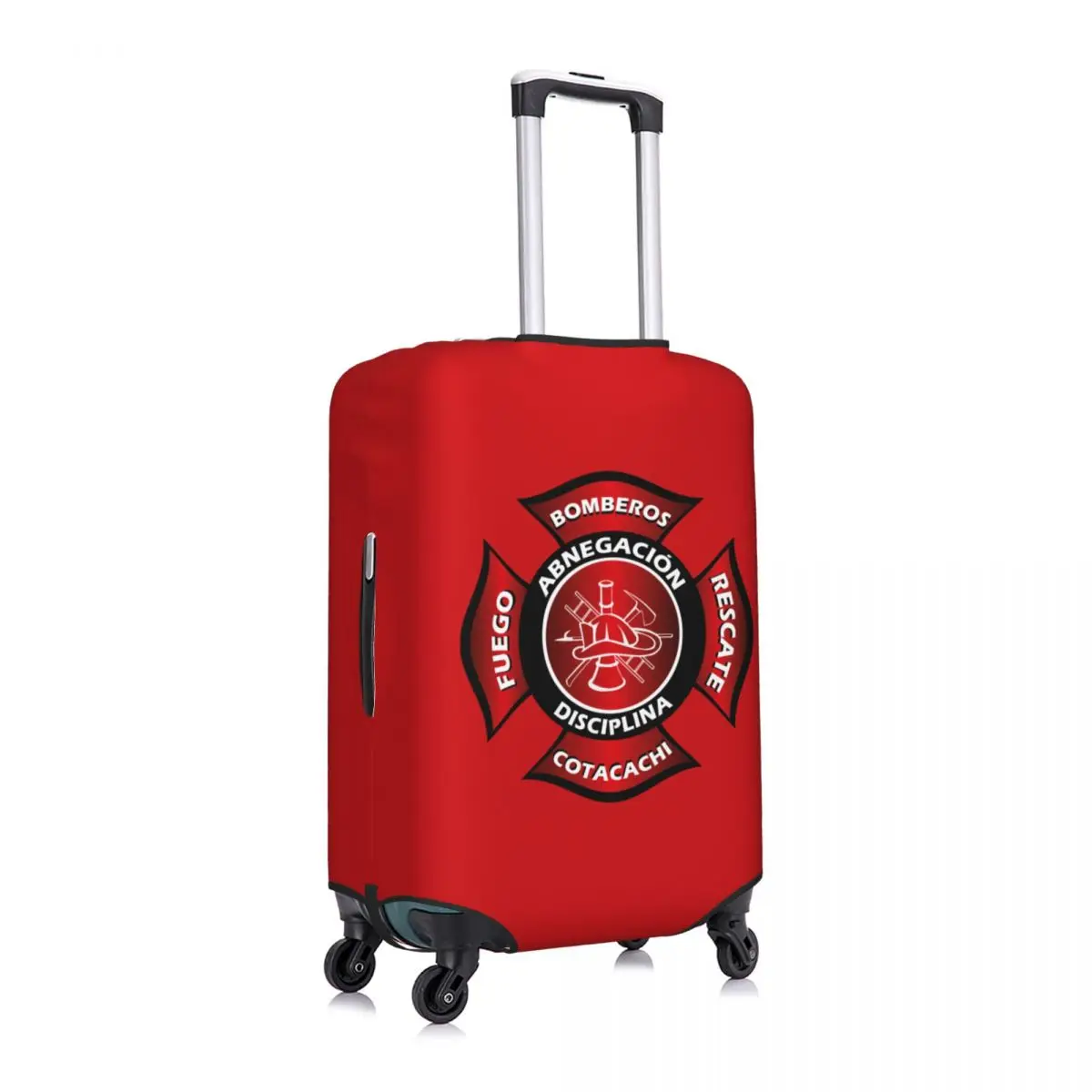 Custom Bomberos Firefighter Luggage Cover Fashion Fireman Fire Rescue Suitcase Protector Covers Suit For 18-32 inch