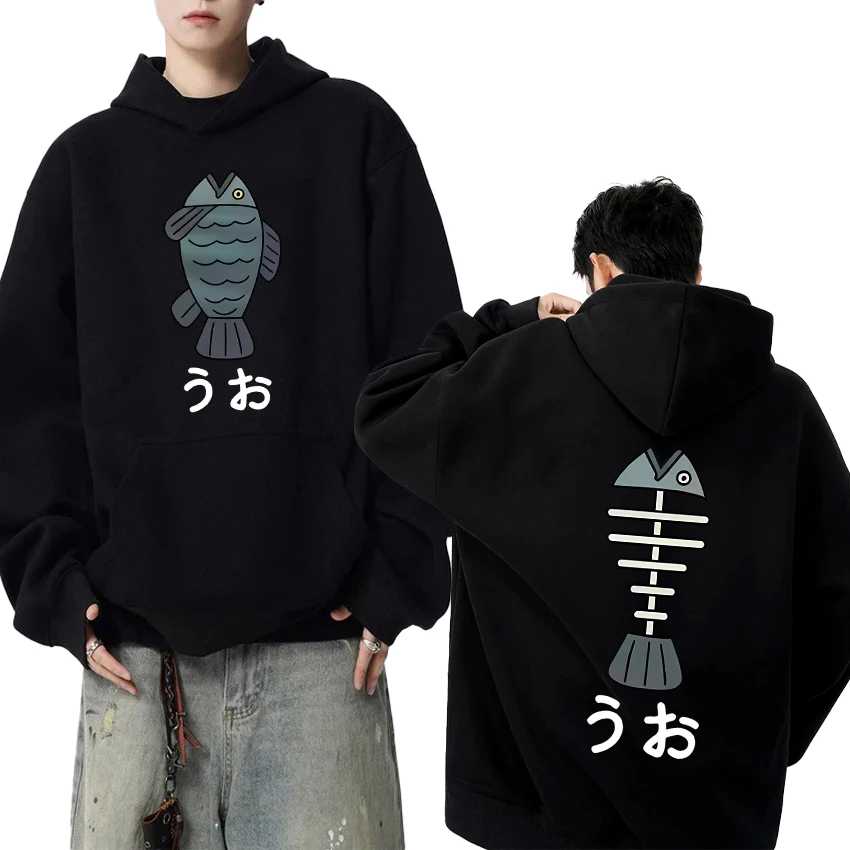 

2025 Harajuku Anime Cartoon Dandadan Double Sided print Sweatshirt Autumn Winter Men women Casual Hoodie Unisex Fleece pullovers