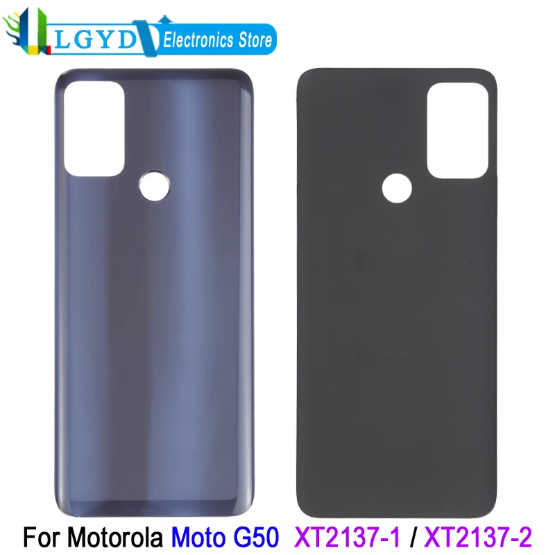 Battery Back Cover For Motorola Moto G50 XT2137-1 / XT2137-2 Phone Rear Cover Replacement Part