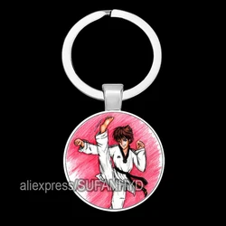 Sport Taekwondo Keychains for Men Martial Art MMA Flight Key Holder for Keys Gifts for Boxing Lovers