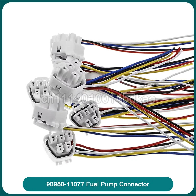 90980-11077 5 Pin Fuel Pump Connector Plug Pigtail Wiring Harness Female Socket Electrical Connector Auto Replacement Part