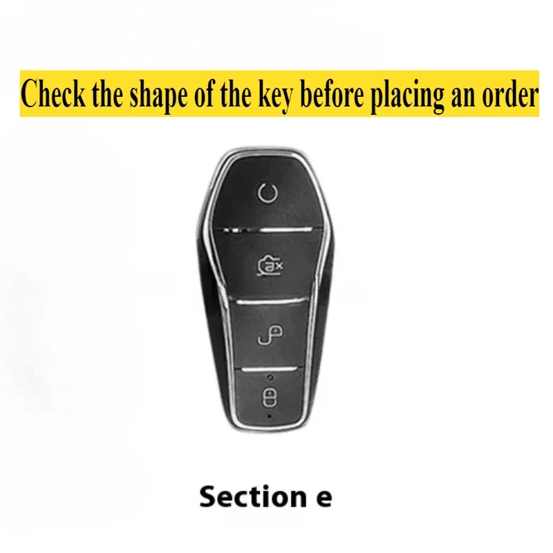 For BYD Han Key Set Seagull Dolphin Qin  Song Pro Tang Yuan Destroyer 05 Car 2023 Buckle Case Car Key Cover with Gradient Color