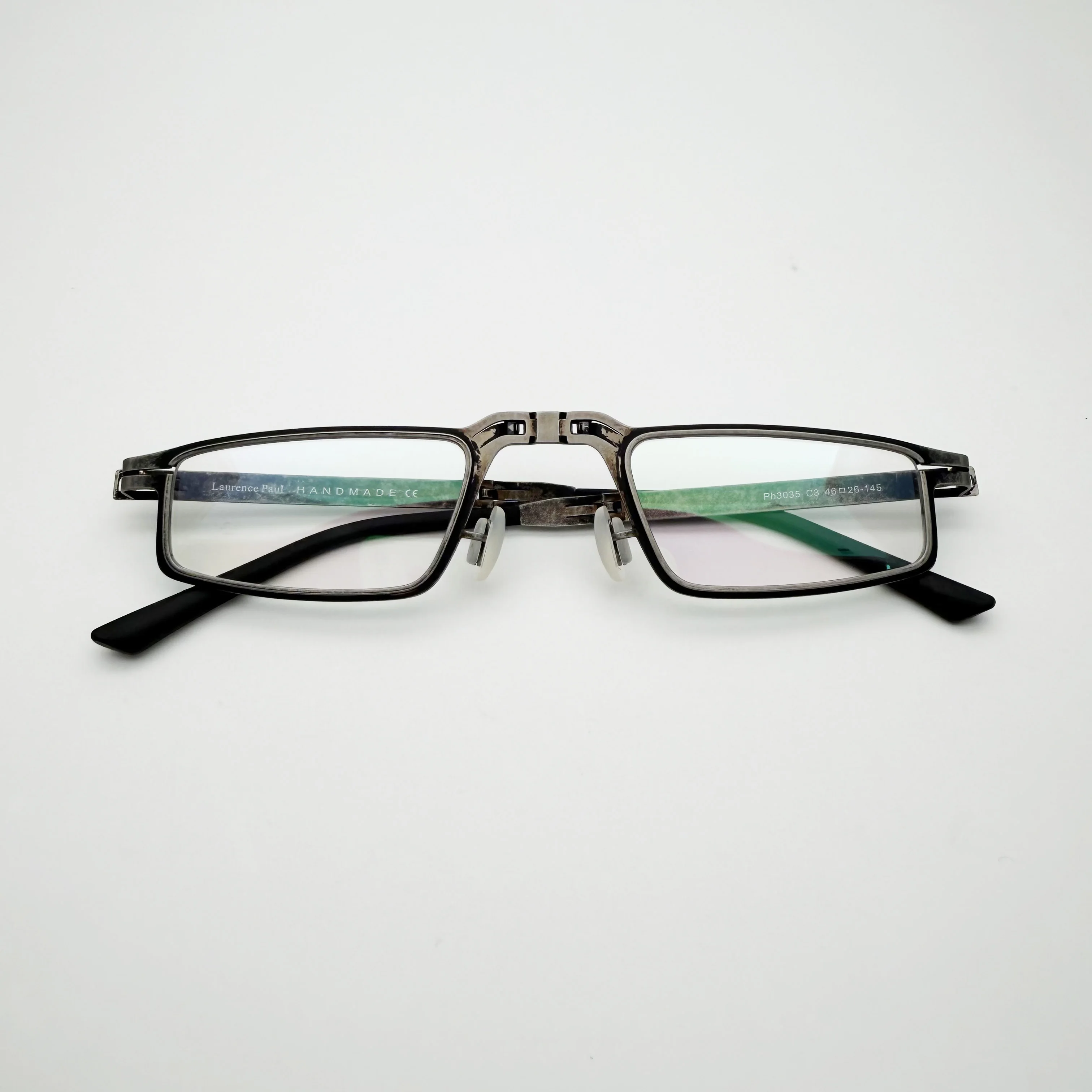 

Vintage Retro Folding Eyeglasses Frames Stainless Steel Material Distressed Finish Men Prescription Eyeglasses Ph3035|Belight