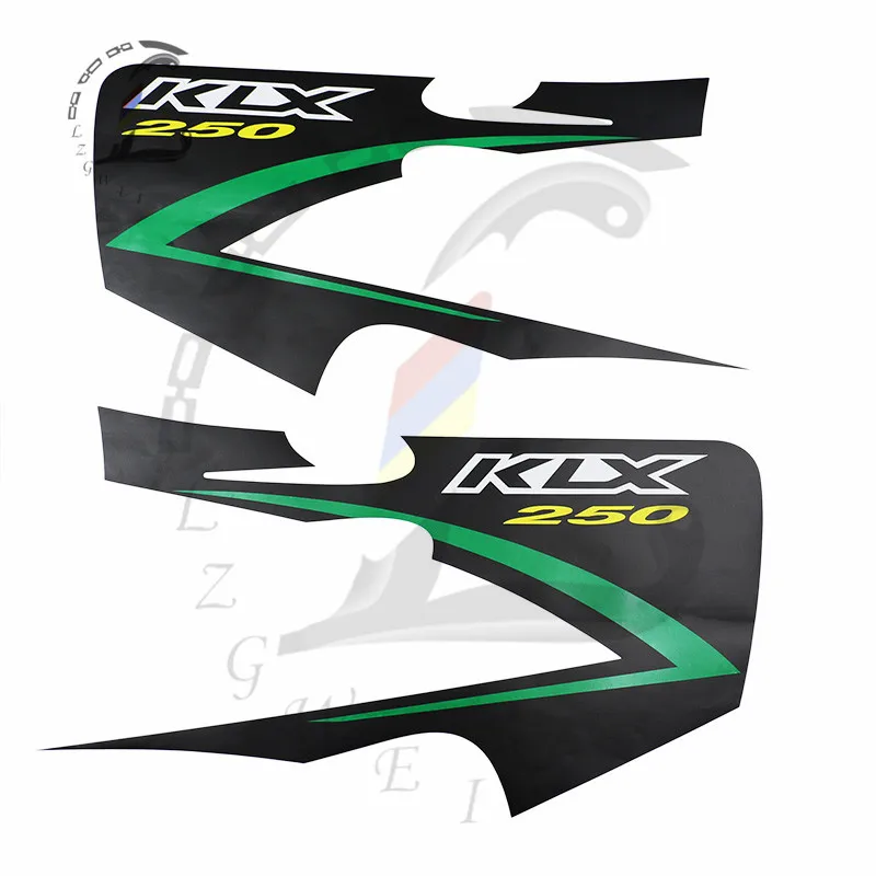 Motorcycle Fuel Tank Stickers For Kawasaki KLX250 KLX 250  Waterproof Sticker Print Dirt Bike Decals Refit