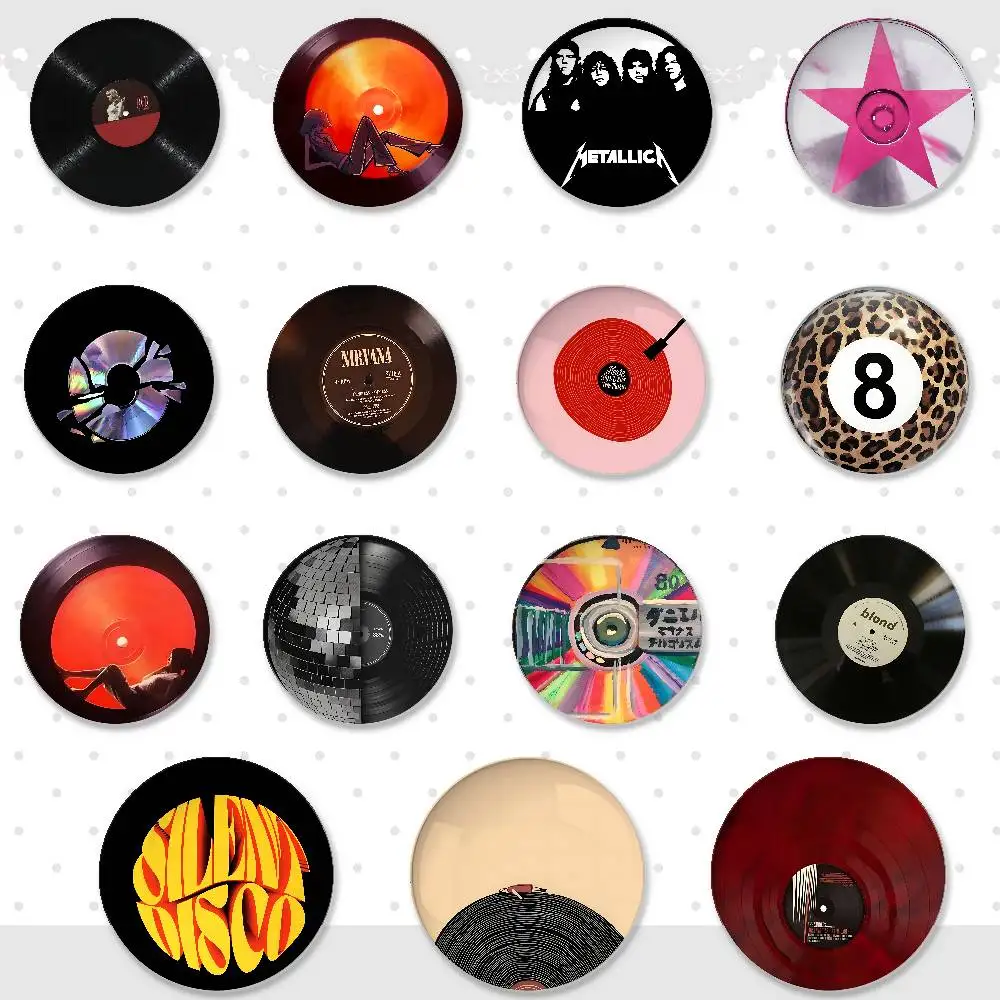 Band Records And Some Balls Badges Tinplate Soft Button Pin Brooch Metal Badge Custom Jewelry Accessories Hat Bag Lapel