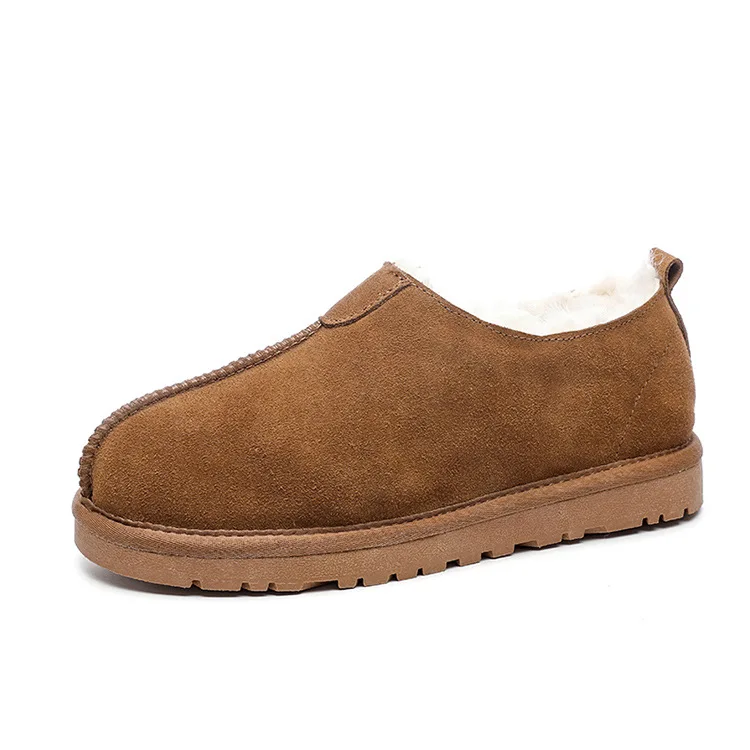 أحذية للجنسين للرجال شباشب قطنية شتوية كاجوال للاستخدام الداخلي والخارجي أحذية غير قابلة للانزلاق أحذية رياضية مخملية دافئة للرجال والنساء شباشب ثلج #6