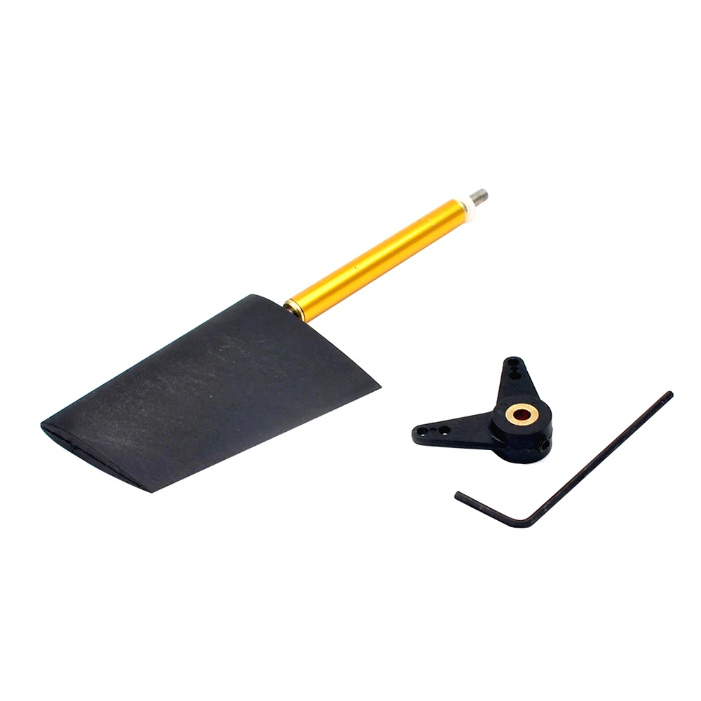 Nylon Steering RC Boat Plastic Rudder Height 28mm/36mm/44mm/52mm Wieht Single Straight or L Style Arm