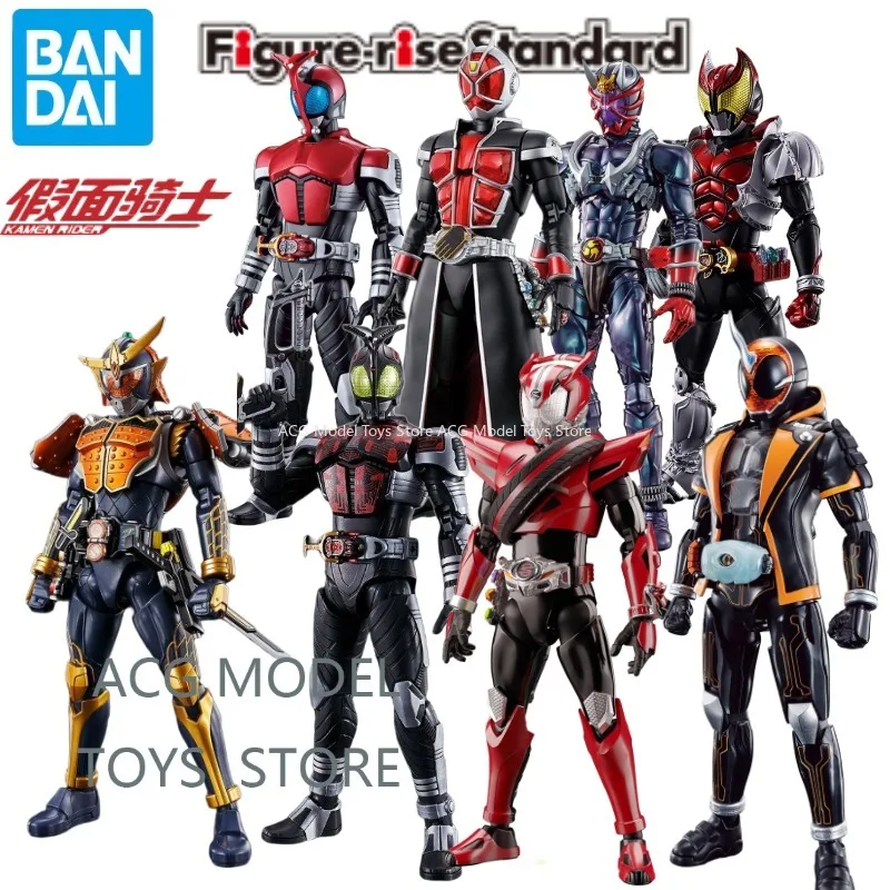 Original Bandai Figure-rise Standard FRS Kamen Rider KAVA HIBIKI DRIVE KABUTO Assembled Model Action Figure Collection Toy Gift