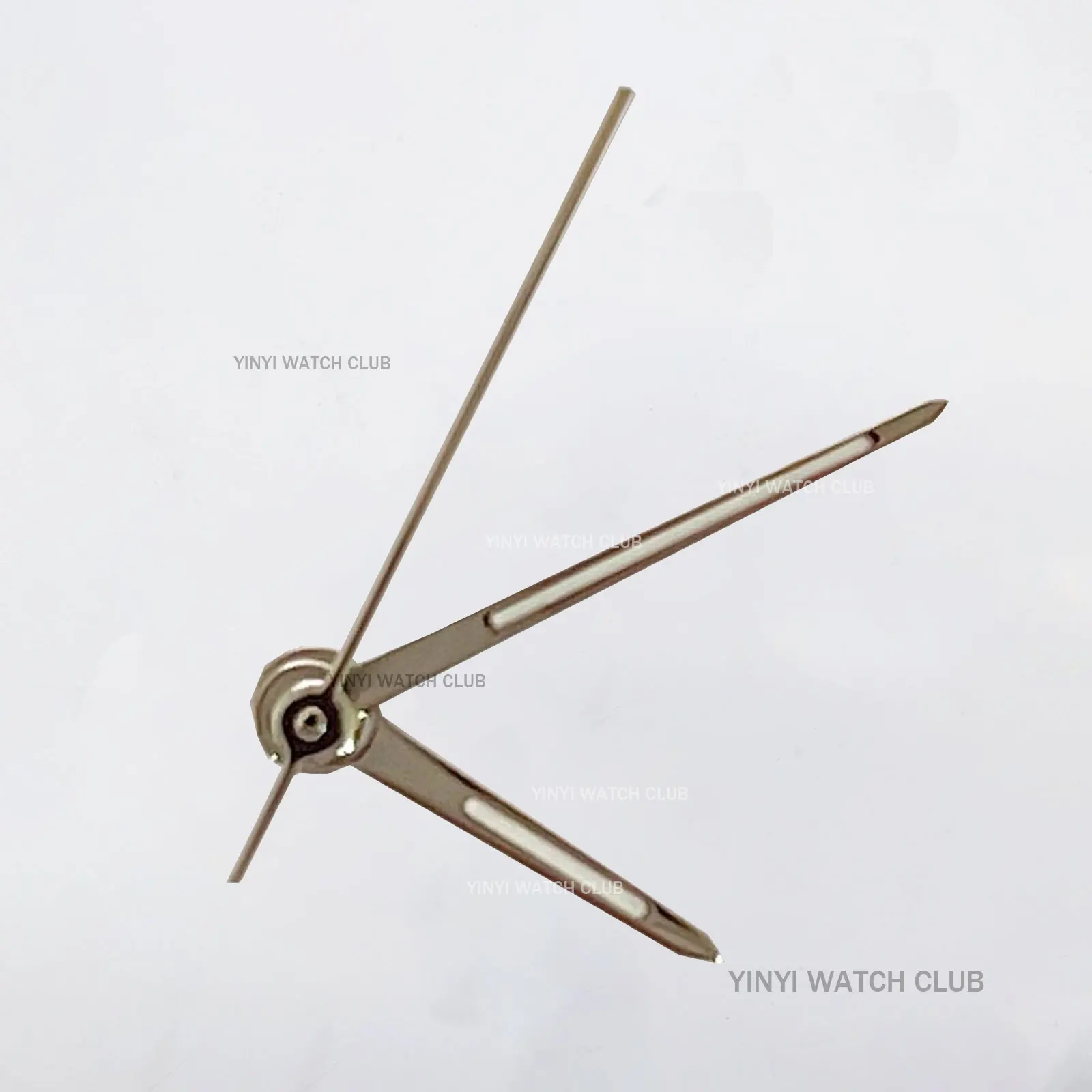 

Watch accessories Sliver burnishing Watch Hands with Green night glow Watch pins for NH35 NH36 4R36 7S Movements