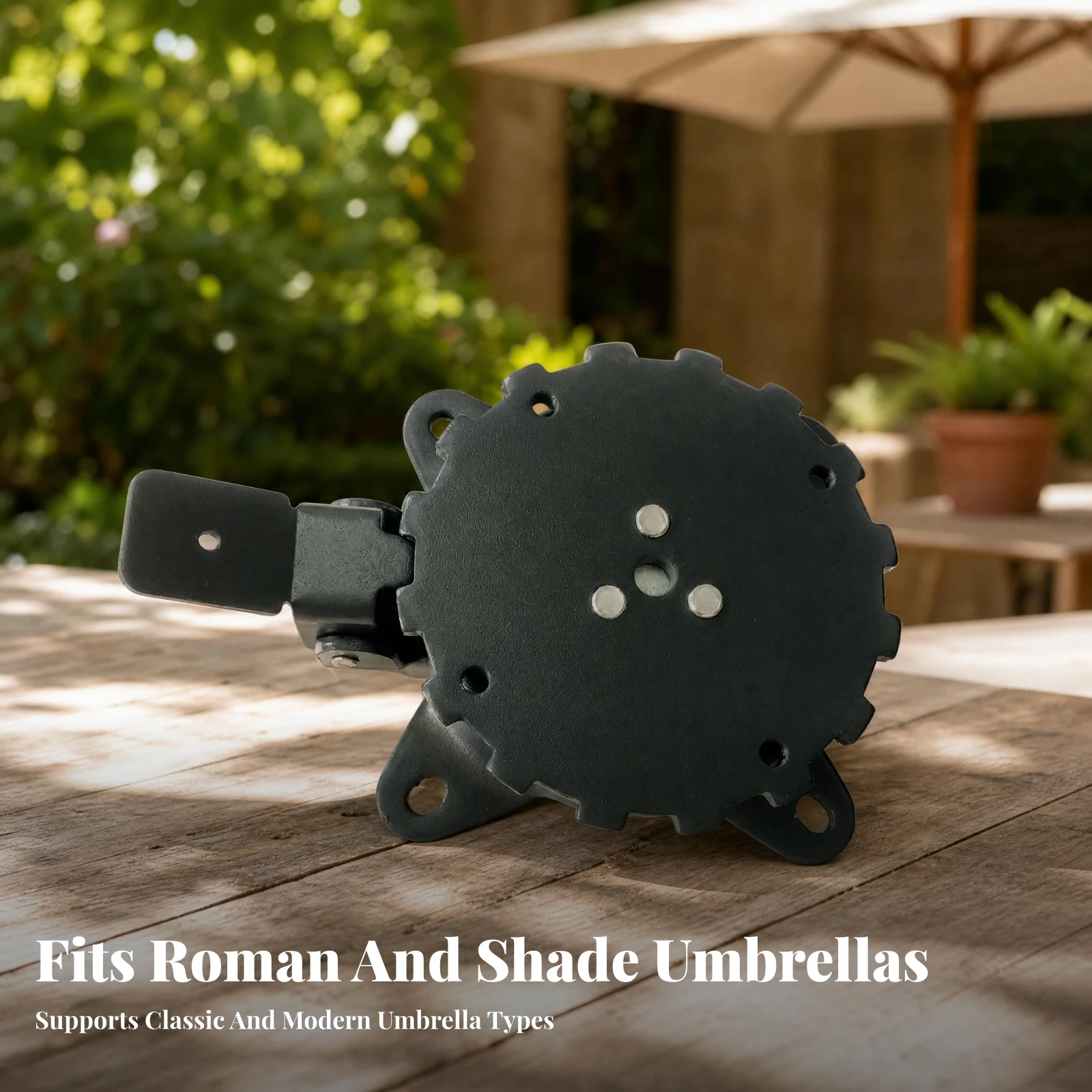 Rotating Umbrella Base Painted - đánh giá và giá Outdoor Furniture Umbrella