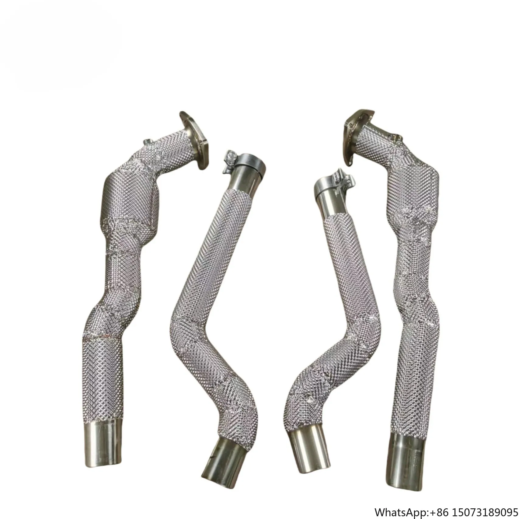 

33.High Performance Stainless Steel High-Flow Front Pipe With Catalytic Converter for /Levante/Quattroporte