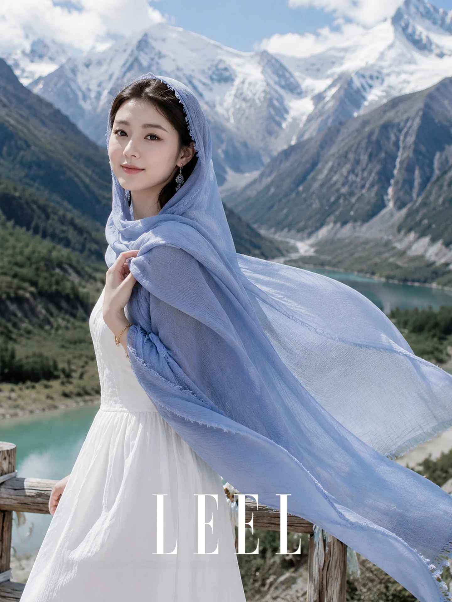 light-blue-scarf-summer-travel-desert-grassland-sun-protection-head-wrap-shoulder-shawl-simple-style-ladies-fashion-accessory